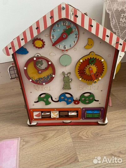 Бизиборд домик большой со светом