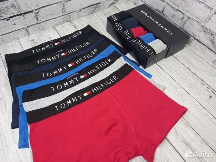 Мужские трусы tommy hilfiger комплект 5 шт