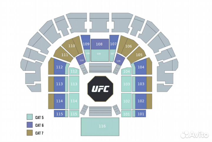 Билеты на UFC 308