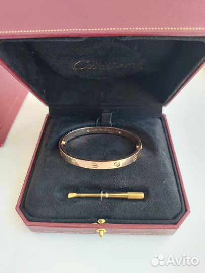 Браслет Cartier Love с 4 бриллиантами
