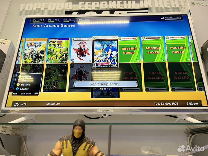 Xbox 360 slim freeboot 250gb 50игр + 2 геймпада