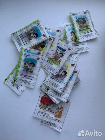 Вкладыши от жвачек love is