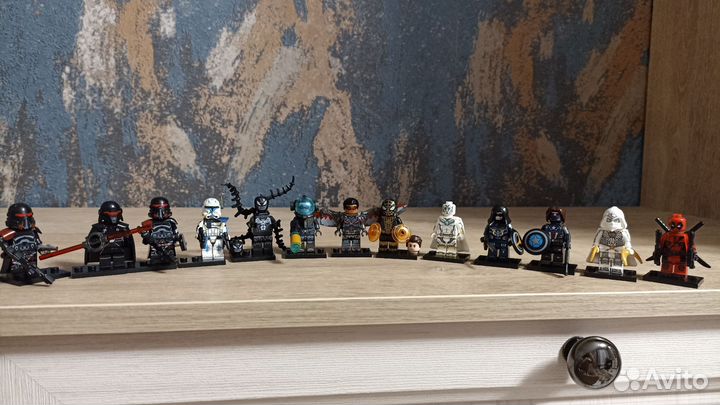 Фигурки марвел и дс 14шт