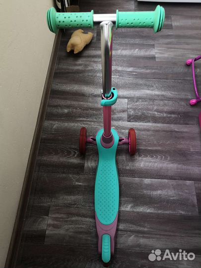 Самокат детский трехколесный складной