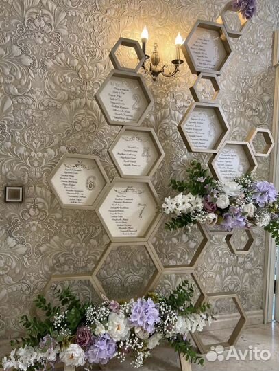 Стойка для рассадки гостей соты