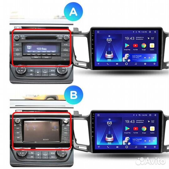 Магнитола Toyota Rav4 4 Teyes