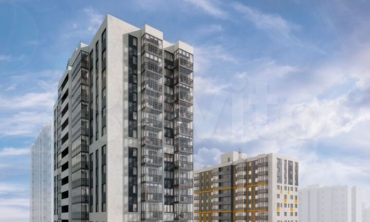 2-к. квартира, 69,9 м², 12/25 эт.