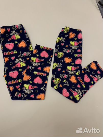 Лосины для девочек хлопок