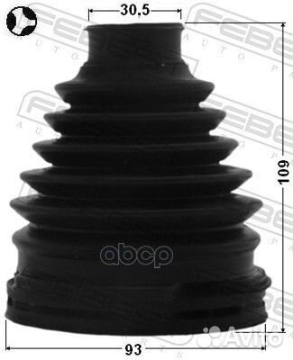 Пыльник шрус / toyota land cruiser prado GRJ12#