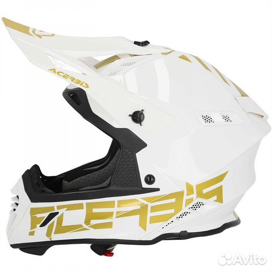 Acerbis X-track 2206 White Gold Moto Cross Мотошле