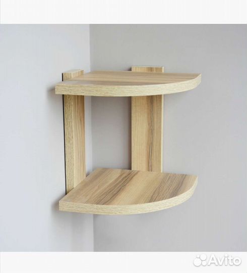 Новая полка настенная угловая