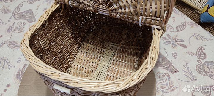 Корзина плетеная большая