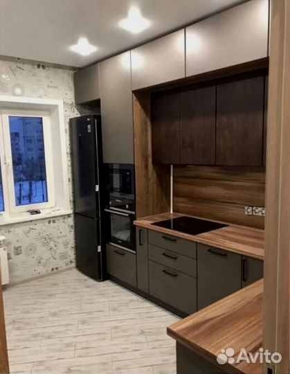 Прямая кухня Бриони. Кухня на заказ от фабрики