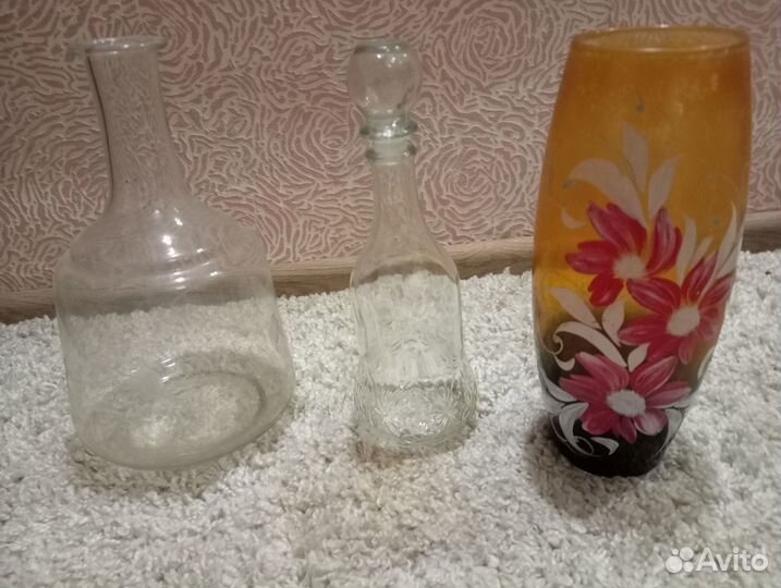 Декоративные бутылки ваза графины