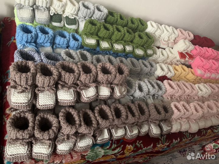 Пинетки вязаные