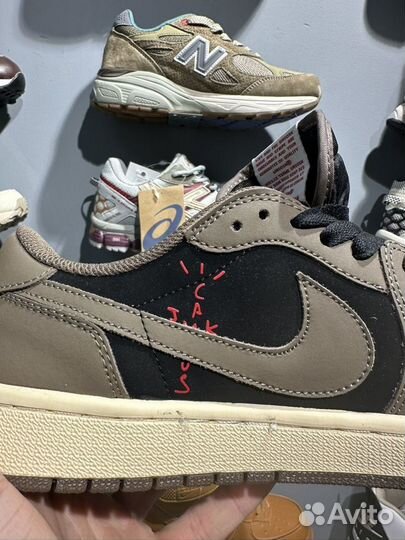 Кроссовки Nike air jordan 1 low travis scott