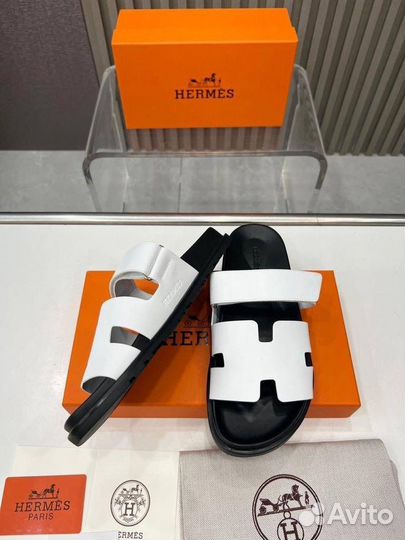 Шлепанцы мужские hermes