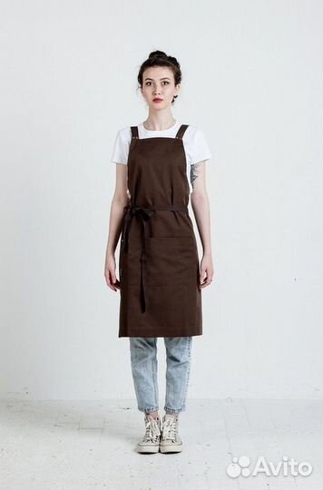 Чёрный китель поварской женский