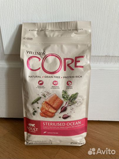 Wellness Core корм для кошек с лососем
