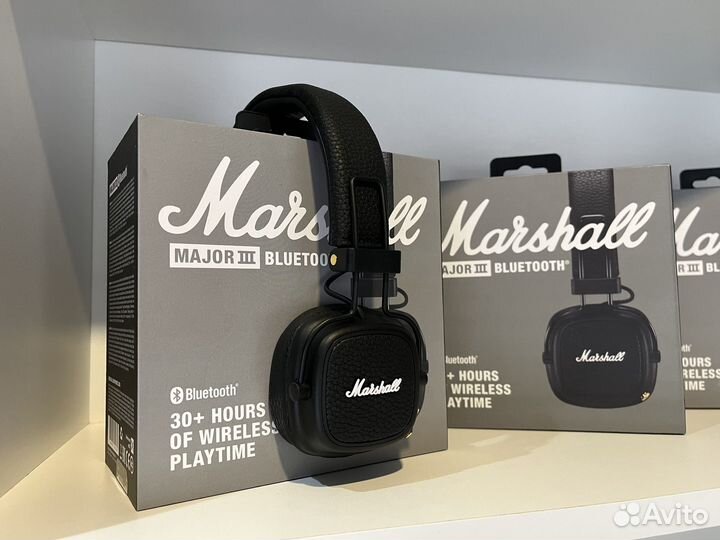 Наушники Marshall Major III 3 Bluetooth 30 часов