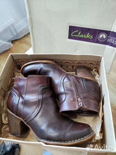 Ботильоны clarks 37