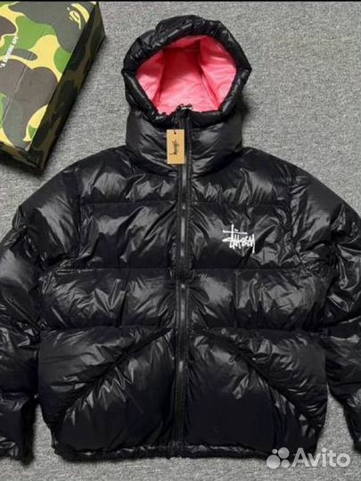 Stussy micro ripstop white пуховик (Оригинал)