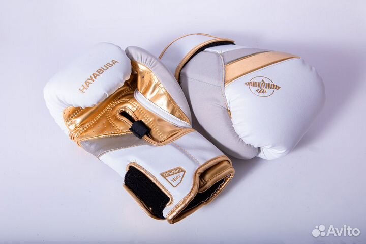 Боксерские перчатки Hayabusa T3 White/Gold