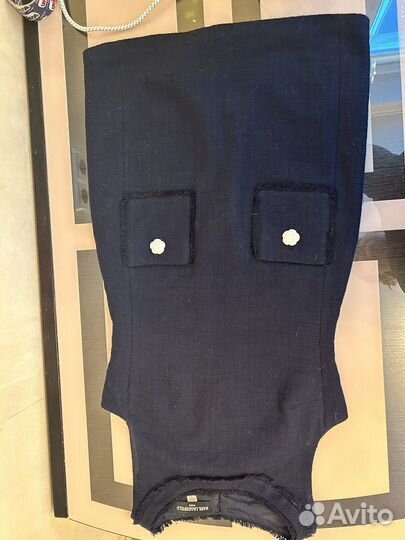 Платье из твида женское