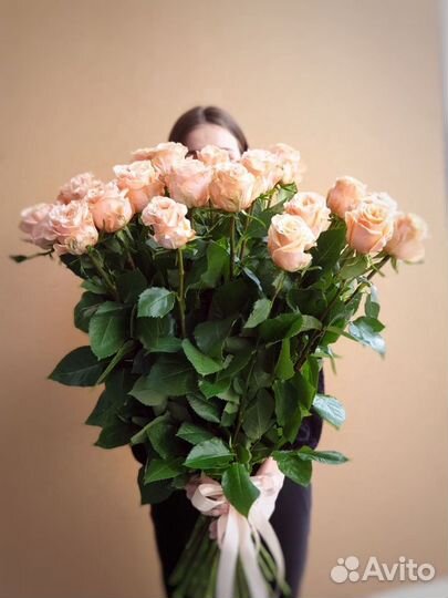 Букет цветов из роз 25 33 51 шт доставка Динская