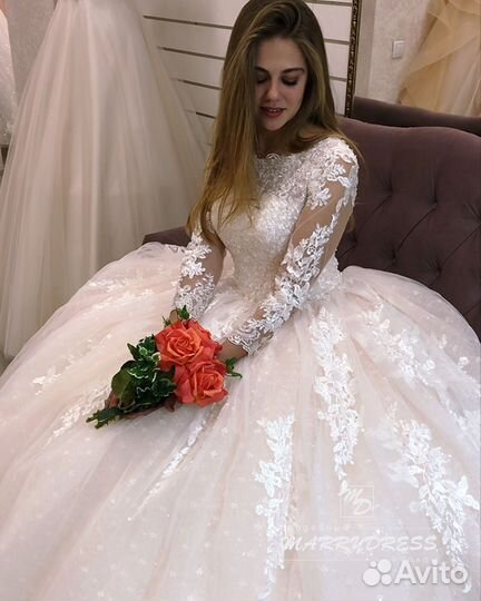 Свадебное платье шикарное пышное