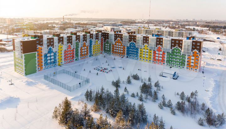 2-к. квартира, 68,3 м², 6/7 эт.