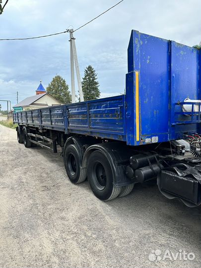 Полуприцеп бортовой СЗАП 93271, 2012