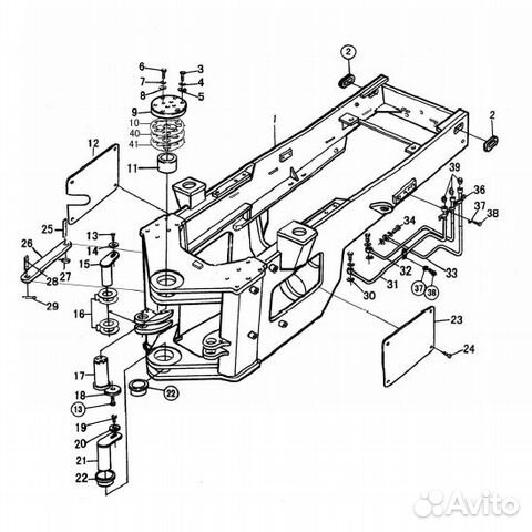 Распорная шайба (sdlg)