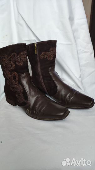 Сапоги женские натуральная кожа
