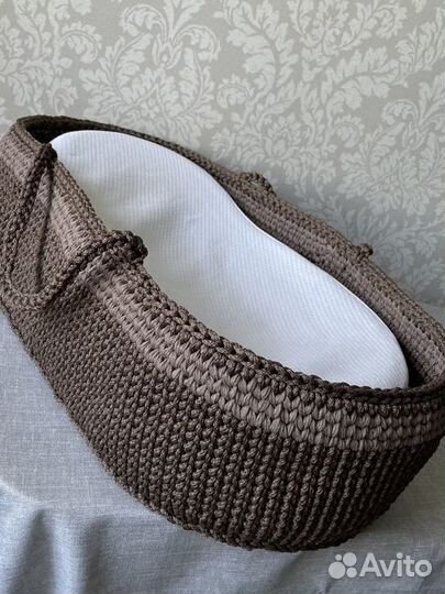 Люлька переноска для новорожденных, кокон Зевушка