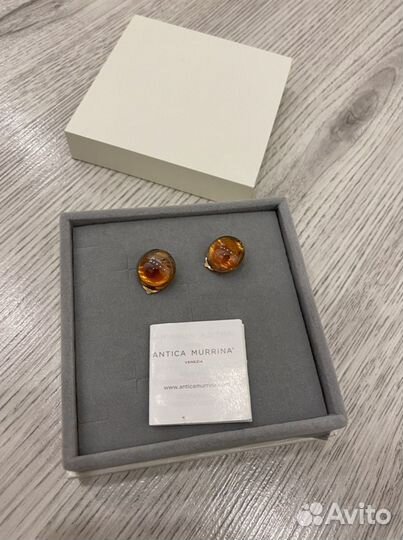 Серьги (мурано) новые Италия