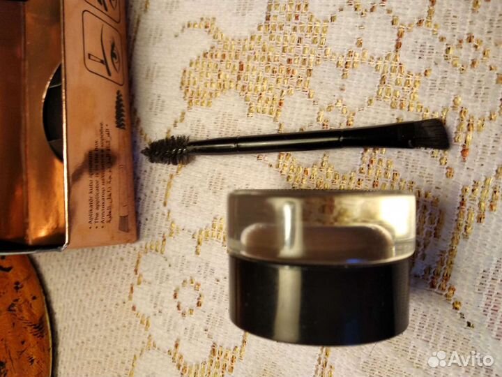 Гель-пудра для бровей коричневый