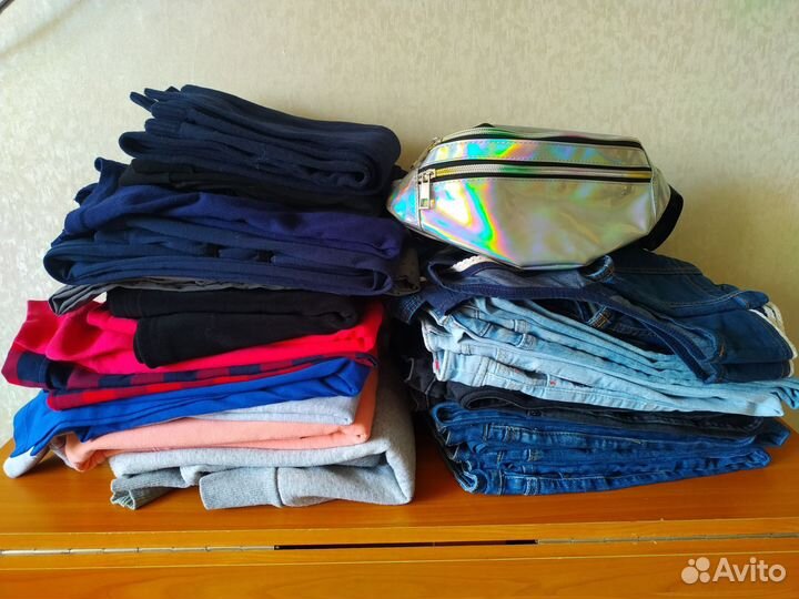 Большой пакет вещей для девочки 146-152
