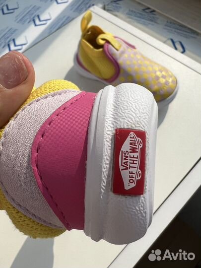 Кеды оригинал vans 14 см для девочки