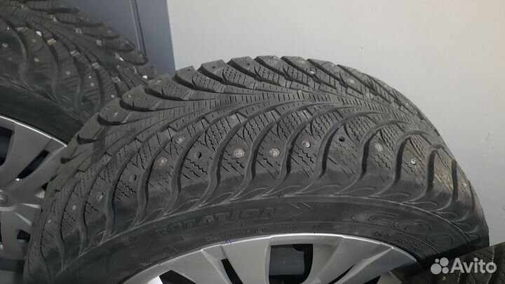 Колеса в сборе r16 зимние шипы toyota corolla