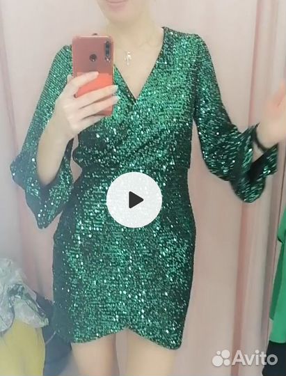 Вечернее платье 44 пайетки