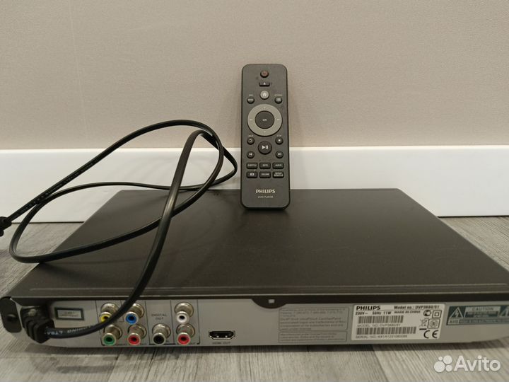 Двд, dvd видеоплеер Philips,DVP3680/51