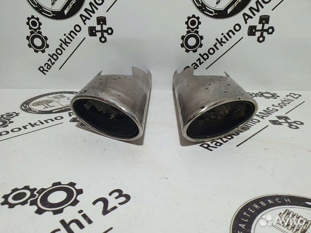 Насадки глушителя комплект для Mercedes W219