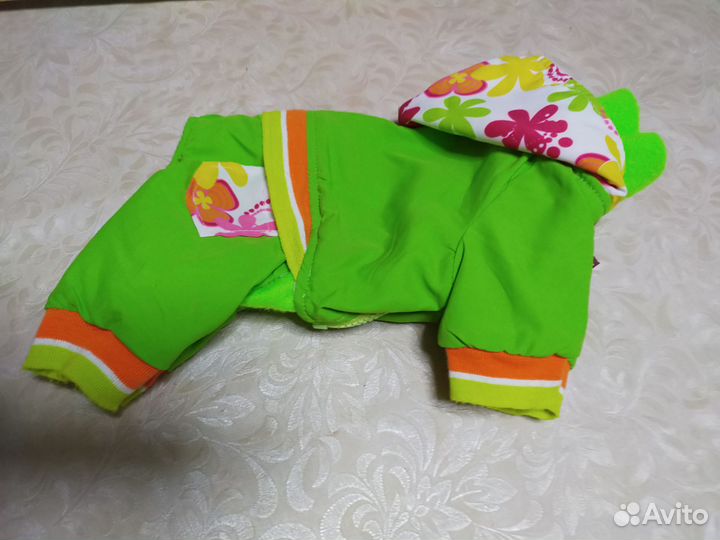 Дождевик для собак мелких пород