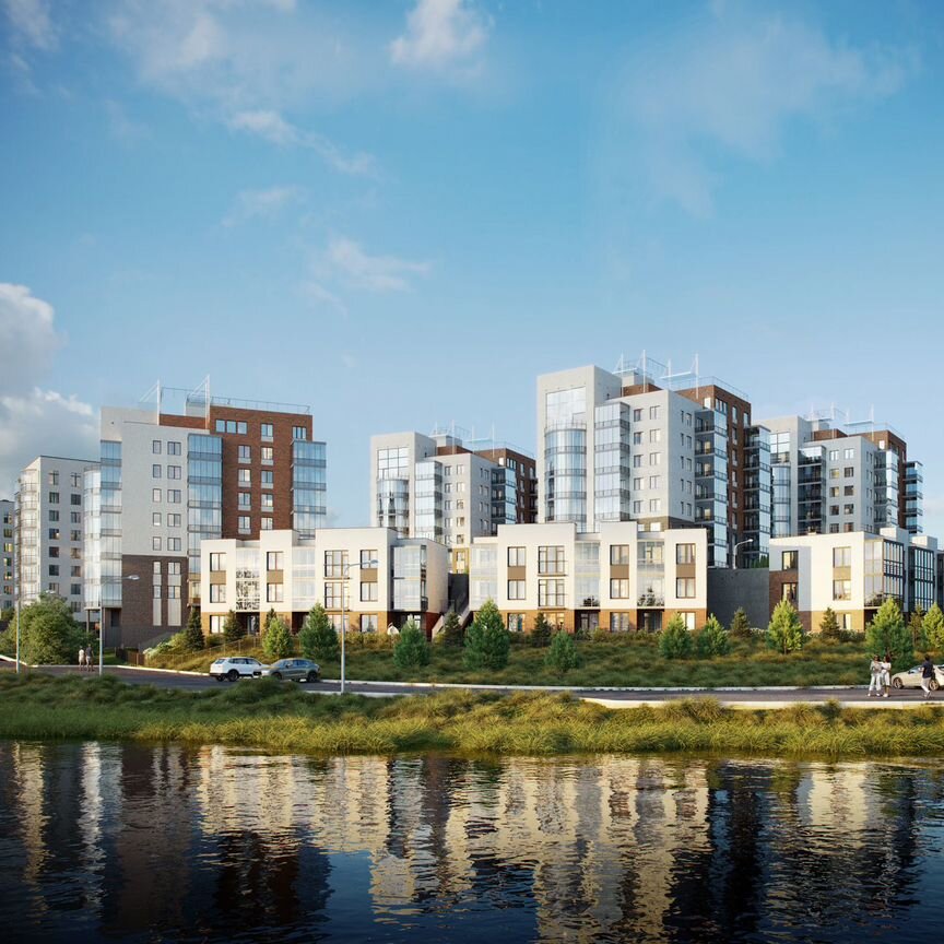 2-к. квартира, 57,1 м², 3/3 эт.