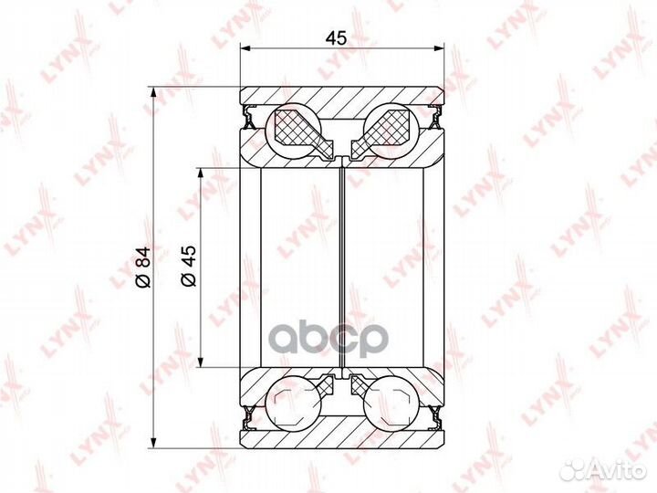 Подшипник ступ.toyota avensis/camry/corolla/lexus