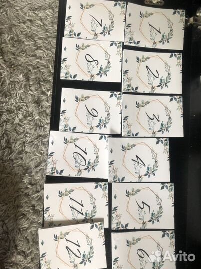 Номерки на столы