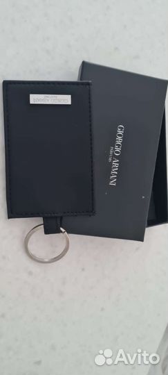 Брелок для ключей и визитница Giorgio Armani