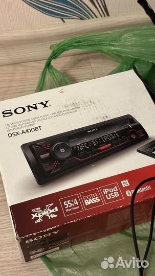 Автомагнитола, магнитола для авто Sony DSX-A410вт