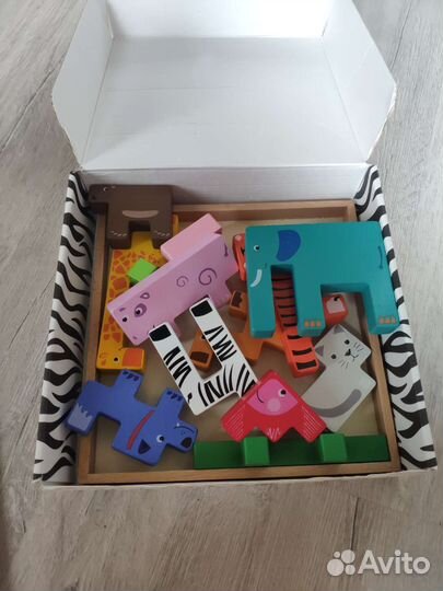 Игрушка деревянный пазл
